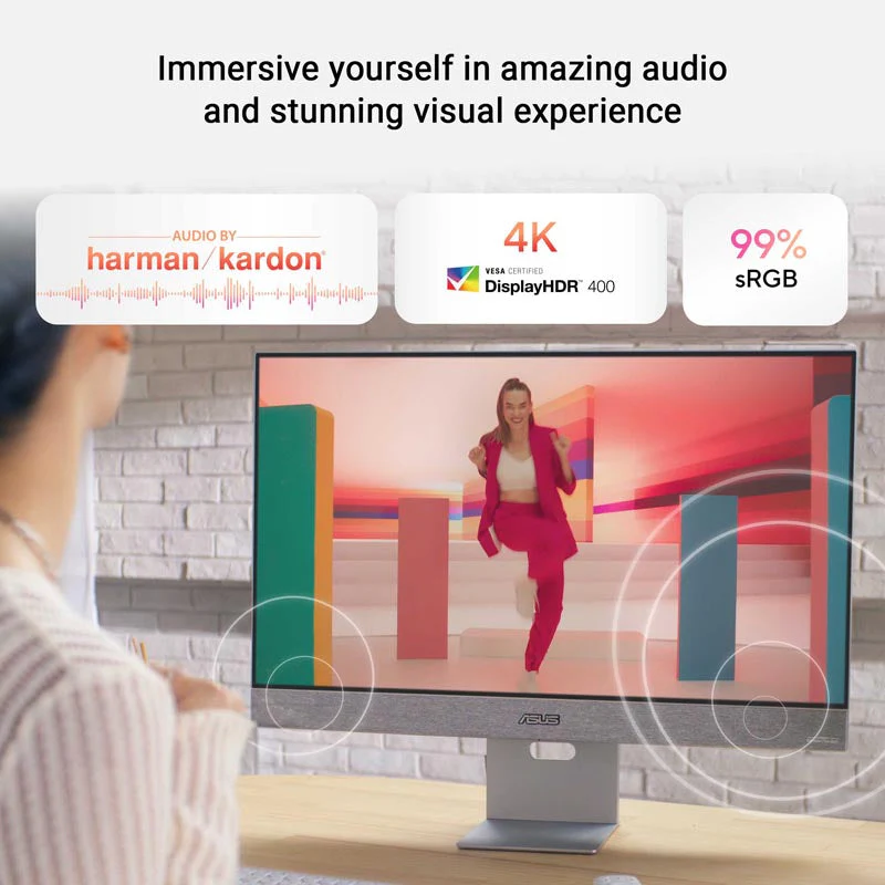 ASUS ZenScreen Smart MS27UC - 27" UHD IPS Smart Monitor - Image 6