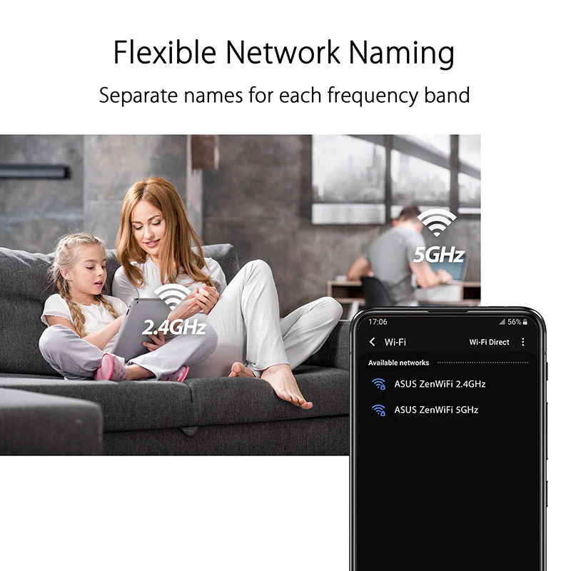 Asus ZenWiFi AX XD5 Mini AX3000 WiFi 6 Mesh [Black] (2-Pack) - Image 5