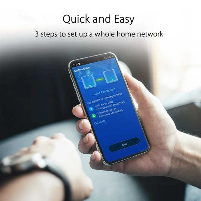 Asus ZenWiFi AX (XT8 1PK) AX6600 Tri-band Mesh WiFi 6 (Black) - Image 4