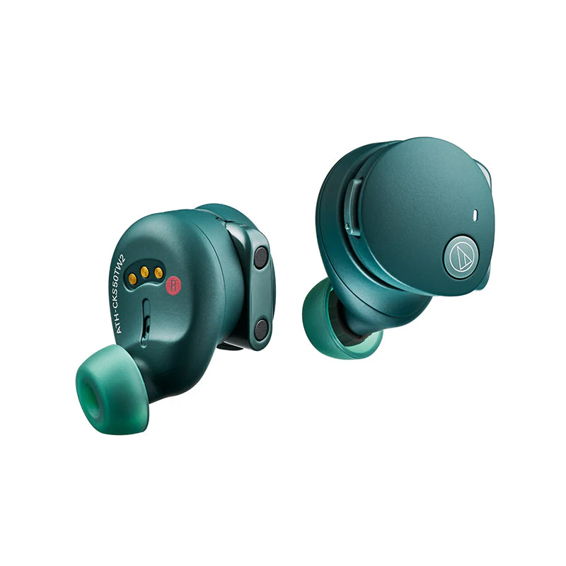Audio-Technica ATH-CKS50TW2 TWS (Green) - Image 4