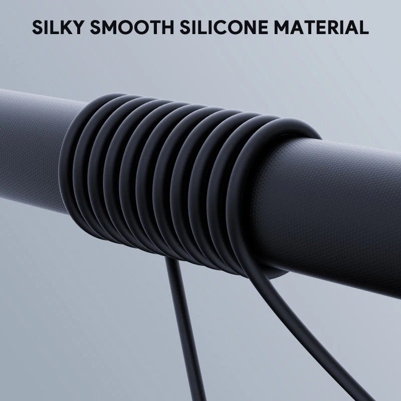 Aukey CIRCLET BLINK CB-SCC101 100W Silicone USB-C to USB-C Cable 1M (Lavender Purple) - Image 6