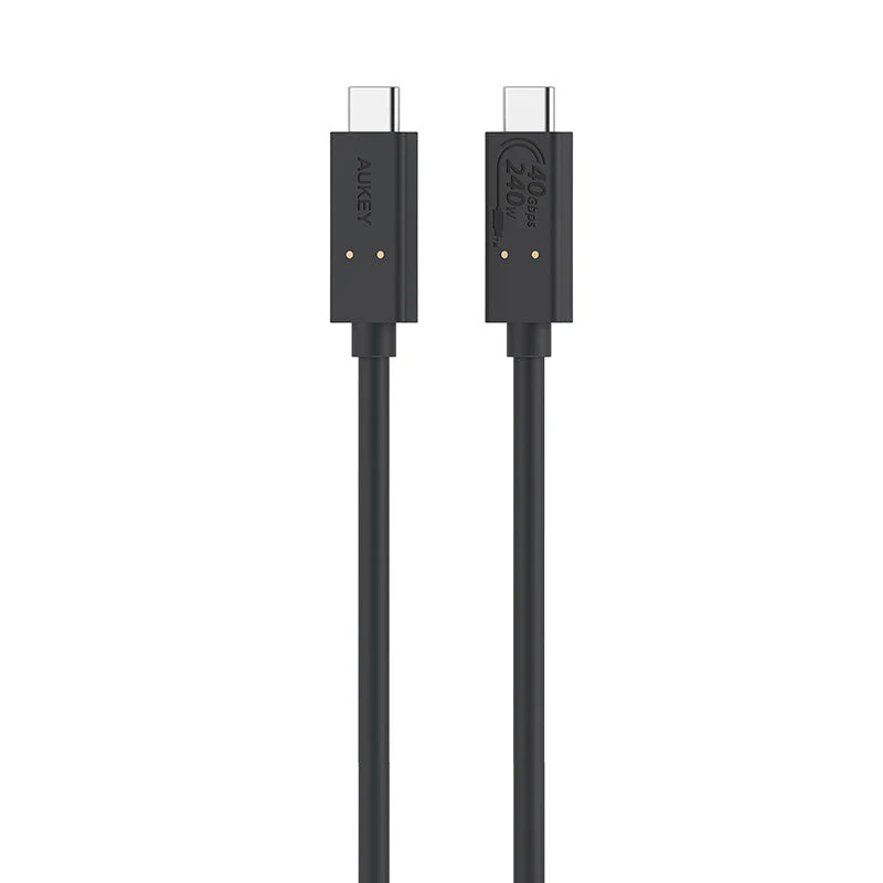 Aukey CB-TCC241 Hyper Link CC 240W USB4 Gen 3 USB-C to C Cable 0.8m