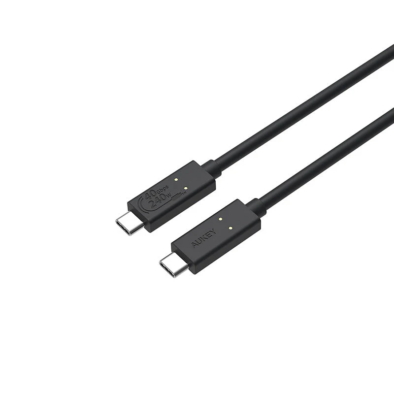 Aukey CB-TCC241 Hyper Link CC 240W USB4 Gen 3 USB-C to C Cable 0.8m - Image 2