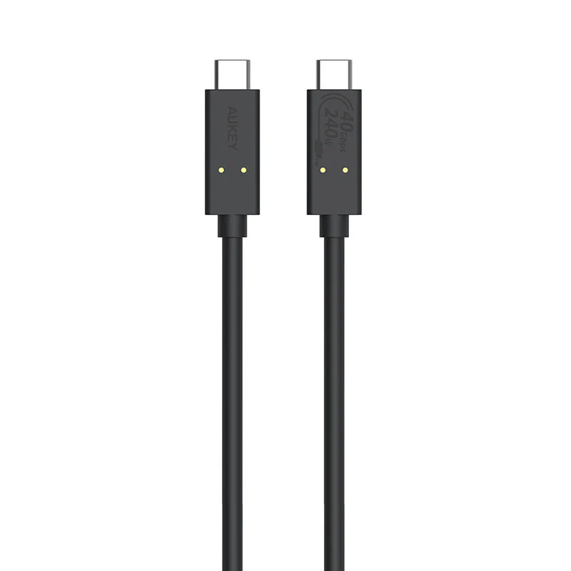 Aukey CB-TCC241 Hyper Link CC 240W USB4 Gen 3 USB-C to C Cable 0.8m - Image 3