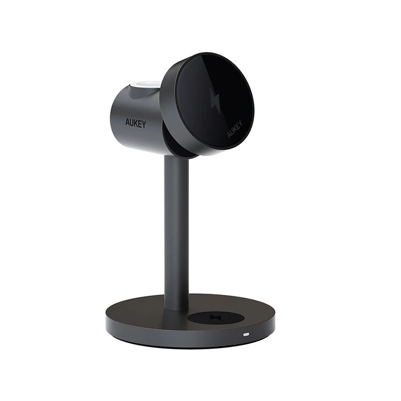 Aukey LC-MC311 MagFusion 3-in-1 Qi2 Magnetic Fast Wireless Charging Station - Image 9