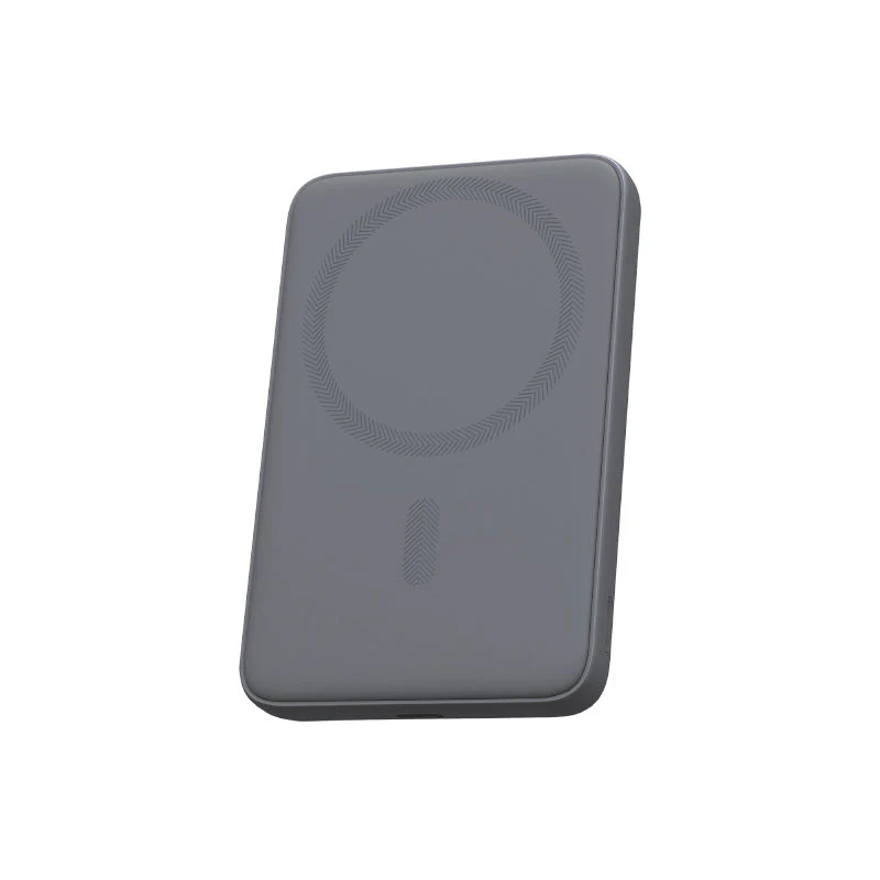 Aukey PB-MS03 MagFusion Slim 5000mAh Magnetic Wireless Charging Power Bank (Storm Gray) - Image 2