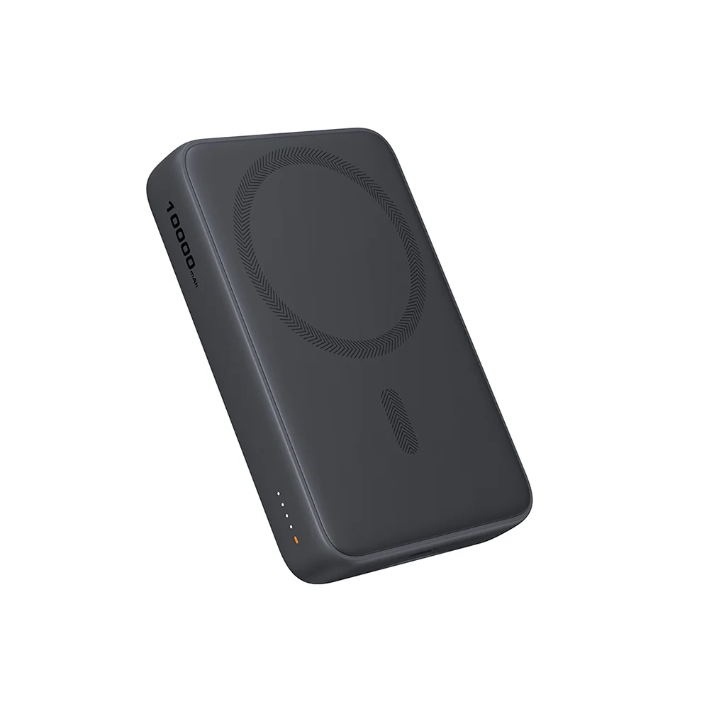 Aukey PB-MS04 MagFusion Slim 10,000mAh Magnetic Wireless Charging Power Bank (CCC-Certified) – Gray - Image 2