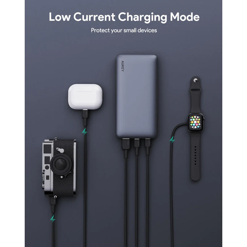 Aukey PB-Y43 Sprint X 20K 65W 20000mAh Portable Power Bank with PD3.0 (Grey) - Image 5