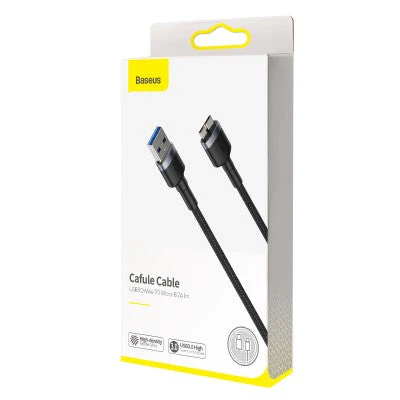 Baseus CADKLF-D0G Cafule Cable USB3.0 to Micro-B 2A 1m (Dark gray)