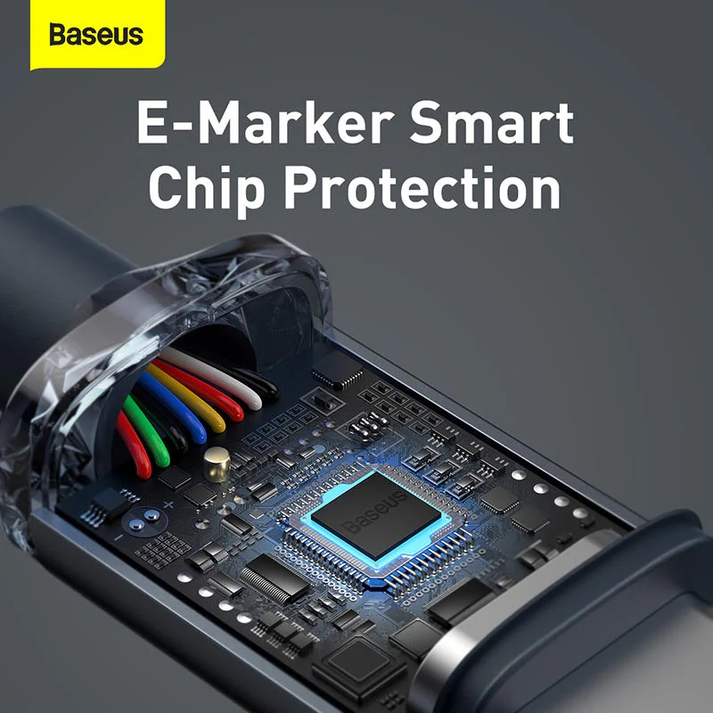 Baseus Crystal Shine Fast Charging C to C 100W 2m Black - Image 5