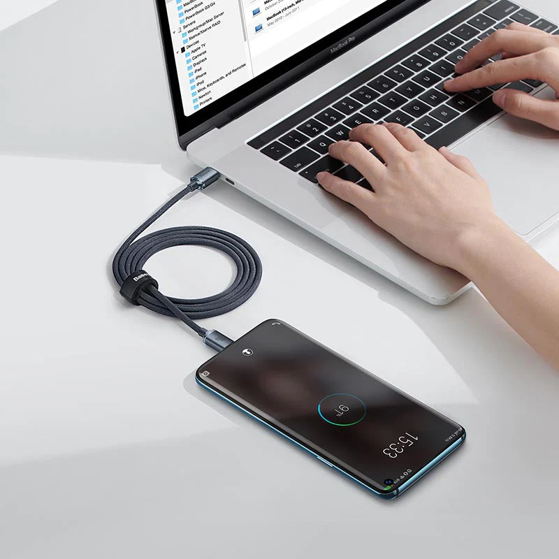 Baseus Crystal Shine Fast Charging C to C 100W 2m Black - Image 8