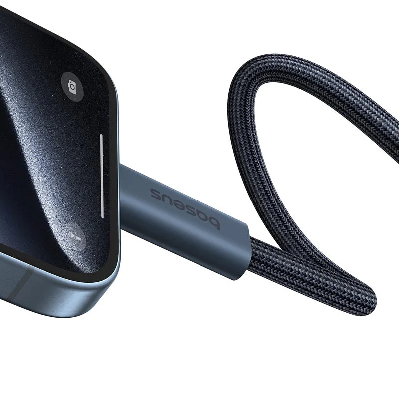 Baseus Crystal Shine USB3.2 Full-Featured Fast-Charging Data Cable USB-C to USB-C 100W 1.5m 20Gb Cluster Black