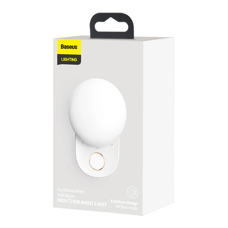 Baseus DGFM-02  Full Moon Sense Night Light [White] - Image 9