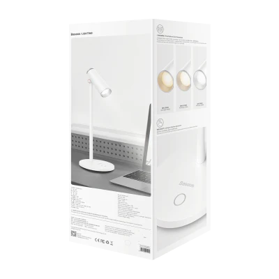 Baseus DGIWK-A02 Desktop Reading Lamp (White) - Image 6