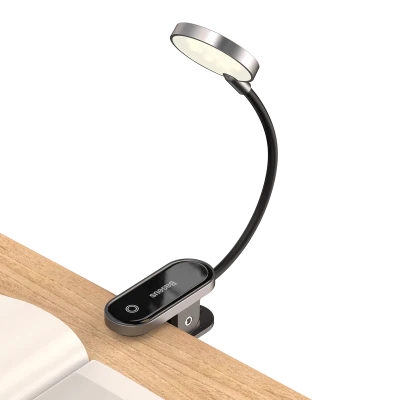 Baseus DGRAD-0G Comfort Reading Mini Clip Lamp (Dark Gray) - Image 8