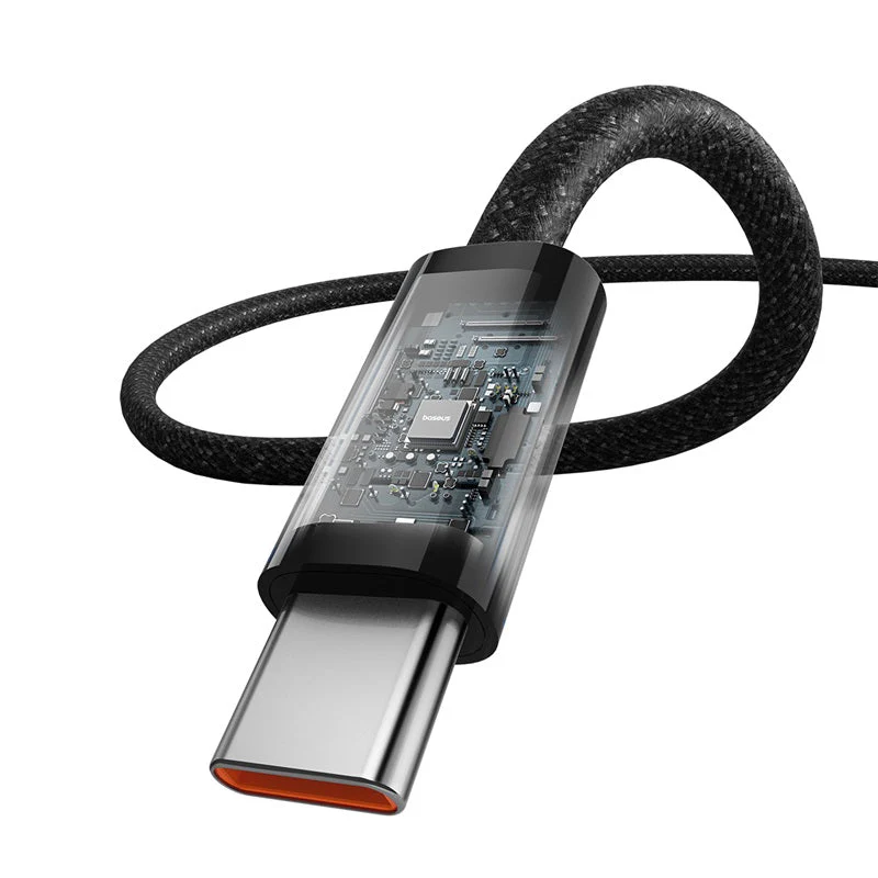 Baseus Dynamic 3 Series Fast Charging Data Cable Type-C to Type-C 100W 2m Cluster Black