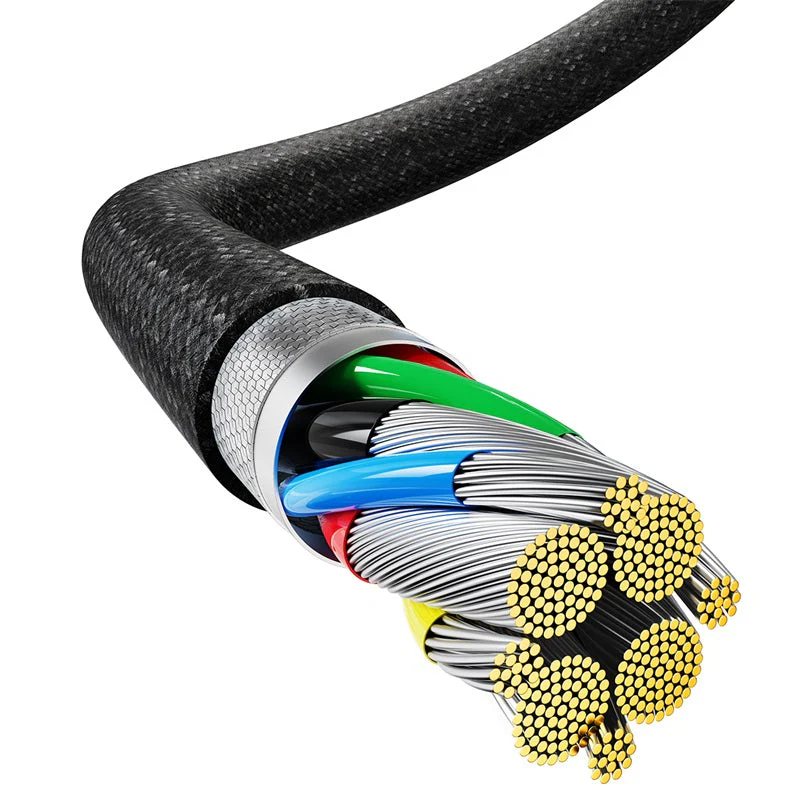 Baseus Dynamic 3 Series Fast Charging Data Cable Type-C to Type-C 100W 2m Cluster Black - Image 4
