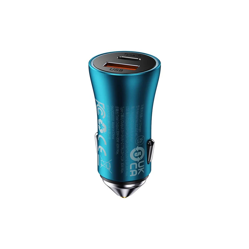 Baseus Golden Contactor Max Dual Fast Car Charger U+C 60W