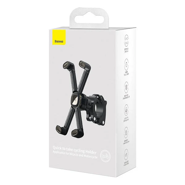 Baseus SUQX-01 Bicycle Smartphone Holder (Black) - Image 3