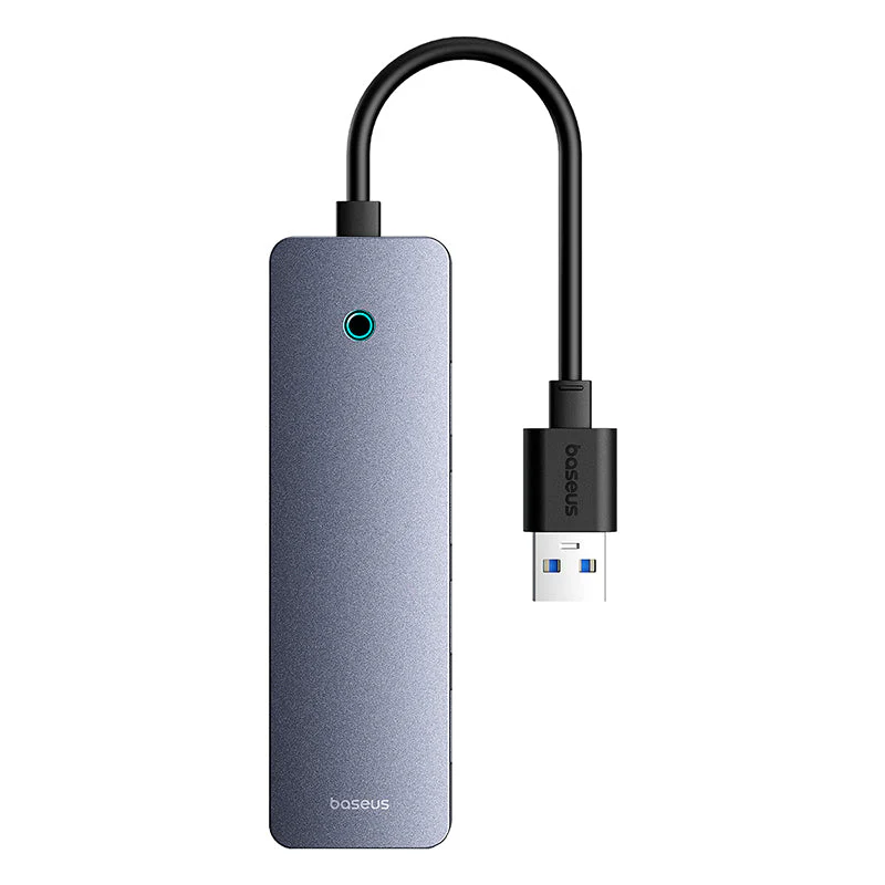Baseus UltraJoy 4-Port Hub (A-4*USB3.0-C 5V) 15cm S.Grey
