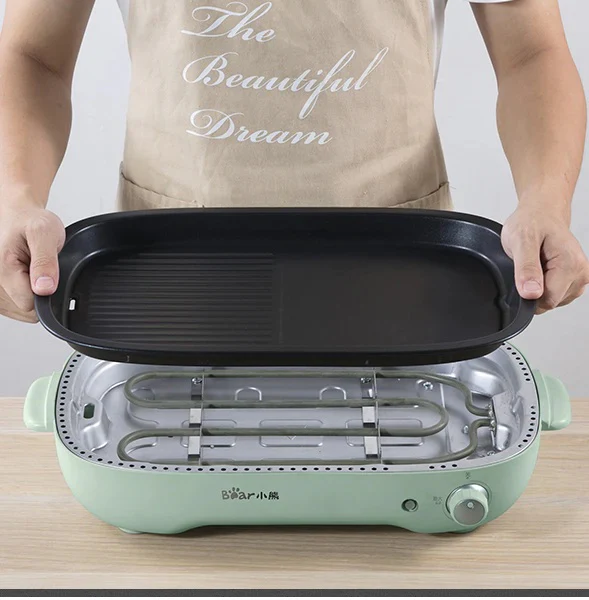 Bear DKL-D12Z4 Steamboat with BBQ Plate 4.0L - Image 5