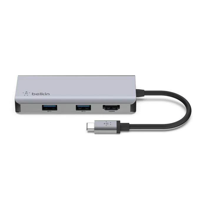 Belkin AVC007btSGY Connect USB-C 5-in-1 Multiport Adapter Hub - Image 2