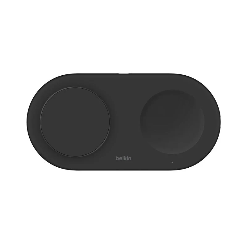 Belkin BoostCharge Pro 2-in-1 Magnetic Wireless Charging Pad with Qi2 15W (Black) - Image 4