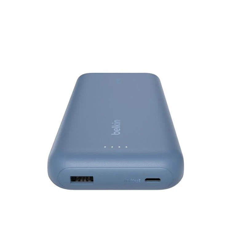 Belkin BPB024fqBL BoostCharge Power Bank 20K with Integrated Cable (Blue) - Image 4