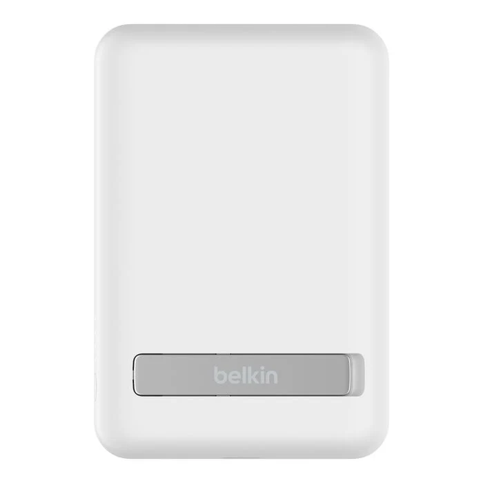 Belkin BPD004btWT BoostCharge Magnetic Wireless Power Bank 5K + Stand (White) - Image 6