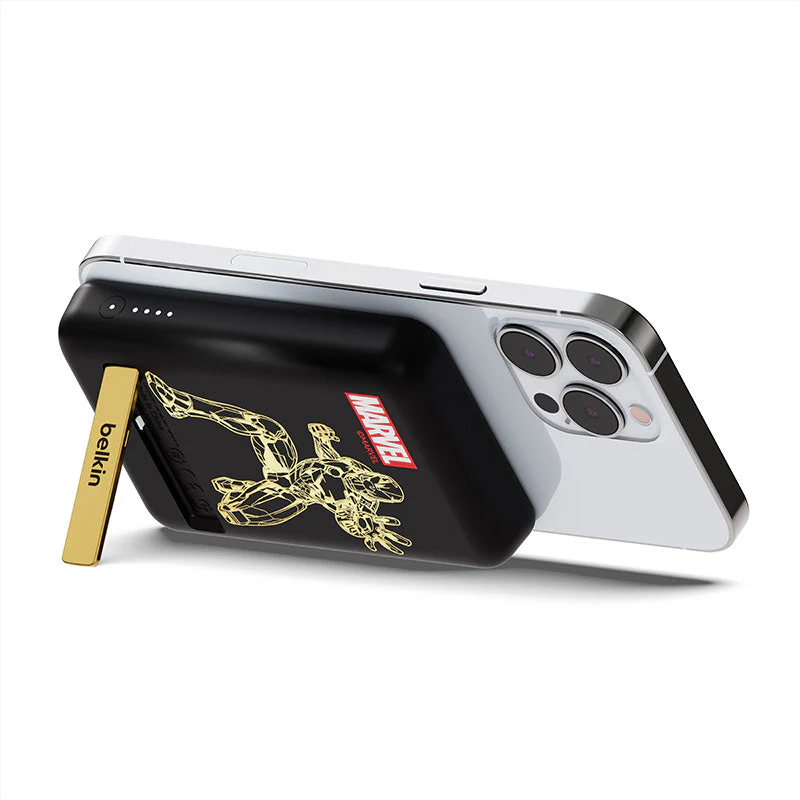 Belkin BPD004qcBG-DY 5000mAh Magnetic + Kickstand PB Ironman - Image 2