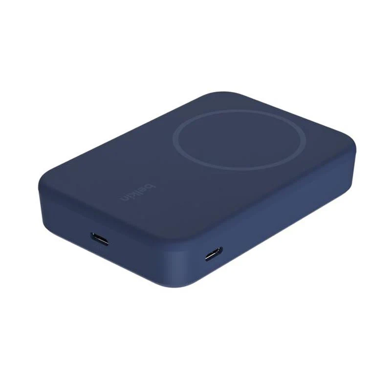 Belkin BPD008fqBL BoostCharge Pro Magnetic Power Bank with Qi2 15W 10K (Blue) - Image 3