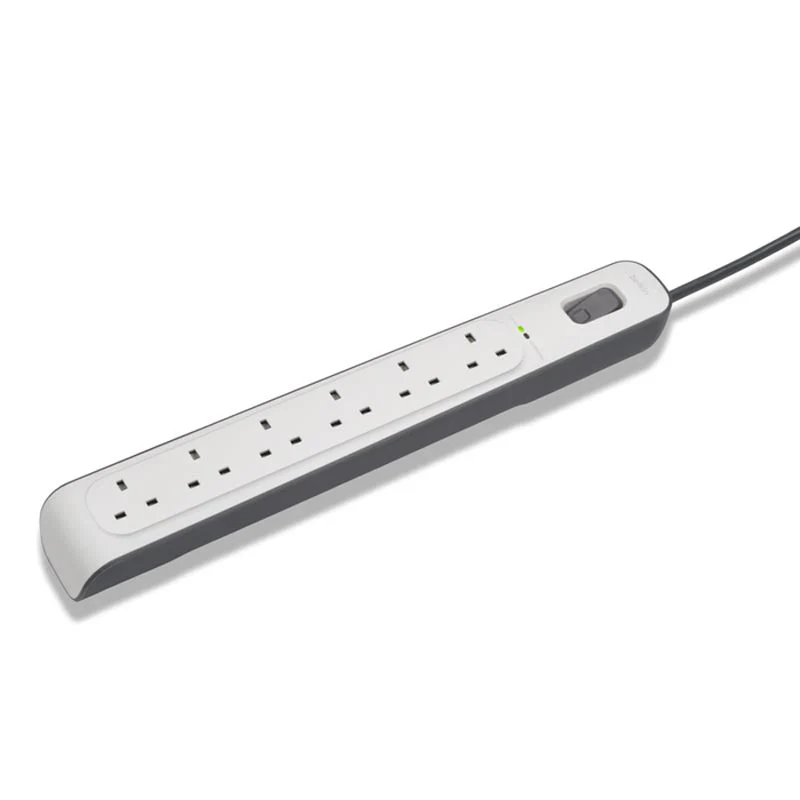 Belkin BSV603af2M 6Way 2M Surge Protection Strip (White) - Image 3