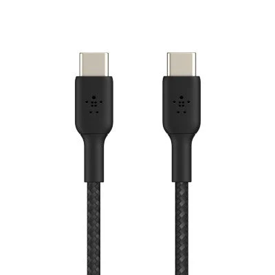 Belkin CAB004bt1MBK BoostCharge Braided USB-C to USB-C Cable (Black, 1M) - Image 3