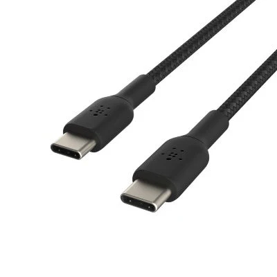 Belkin CAB004bt1MBK BoostCharge Braided USB-C to USB-C Cable (Black, 1M) - Image 5