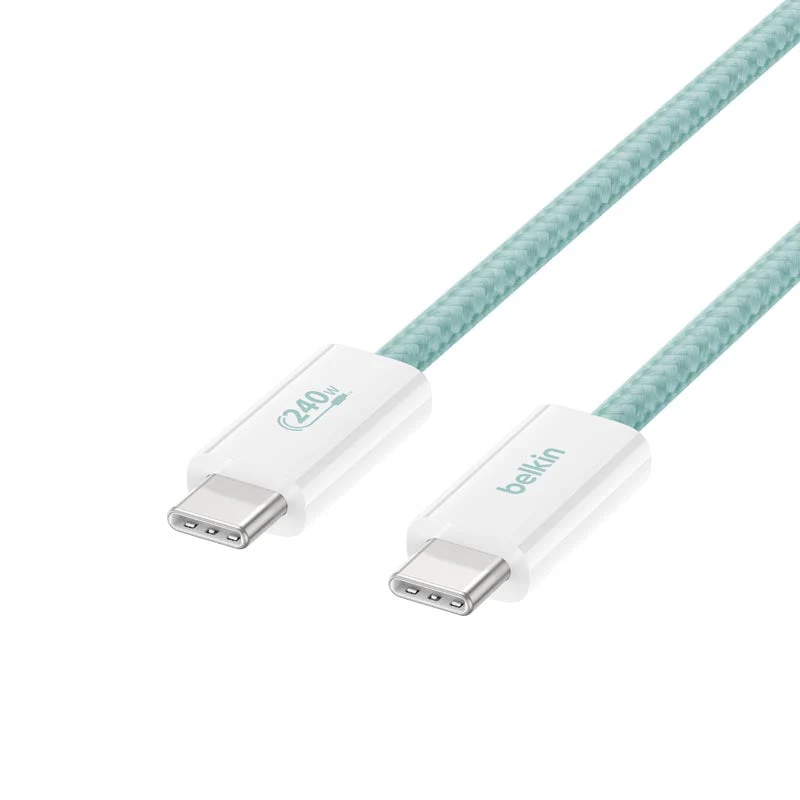 Belkin CAB019qc05GR2PK 240W  USB-C to C Cable 1.5m 2Pack Green - Image 4