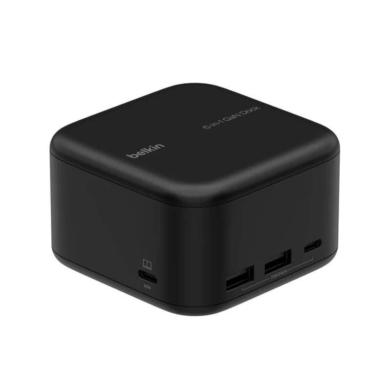 Belkin INC018vfBK Connect USB-C 6-in-1 Core GaN Dock 130W - Image 2