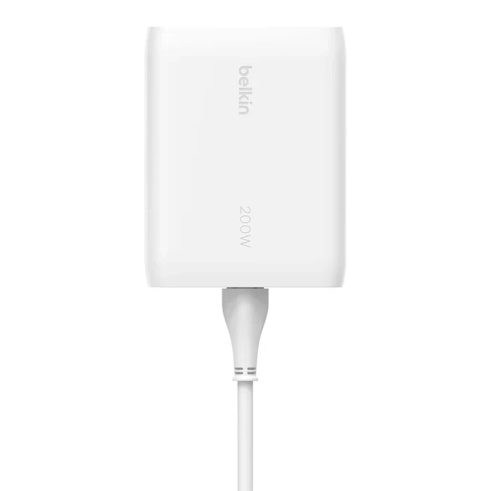 Belkin WCH015myWH 200W 4 Port USB C Charger (White) - Image 2