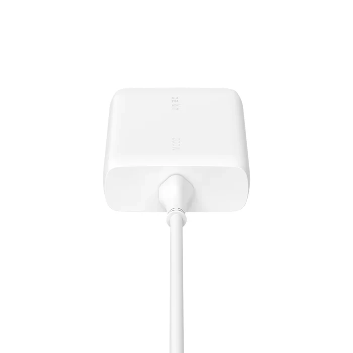 Belkin WCH015myWH 200W 4 Port USB C Charger (White) - Image 3