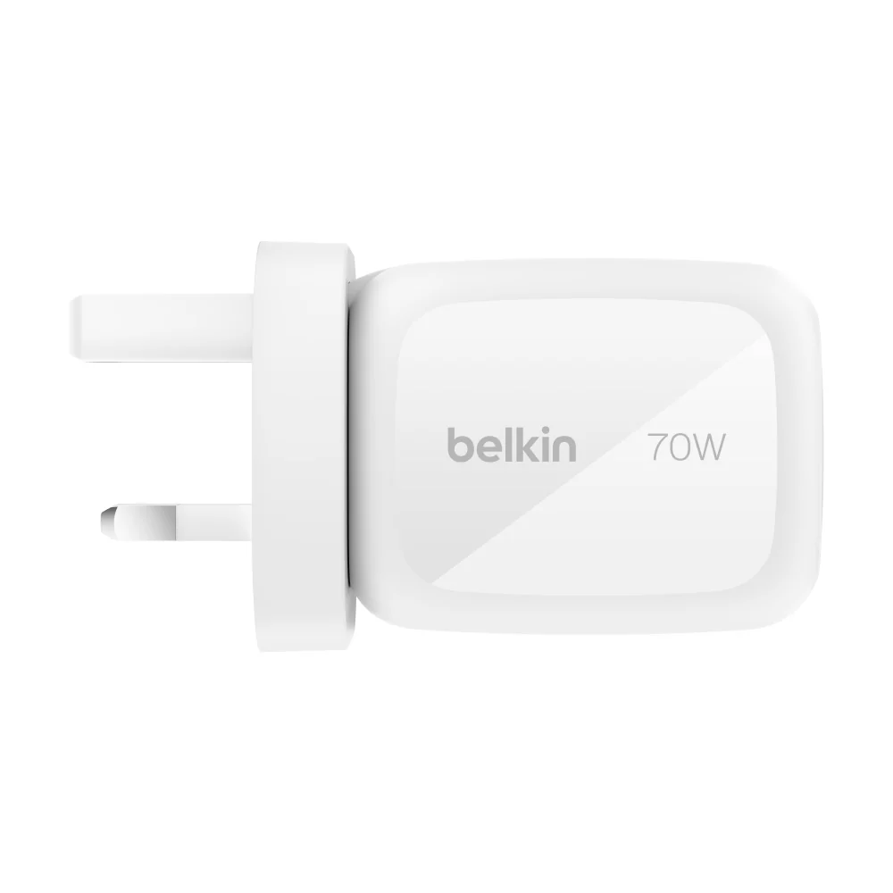 Belkin WCH018myWH 70W 3-Port Small Wall Charger - Image 3