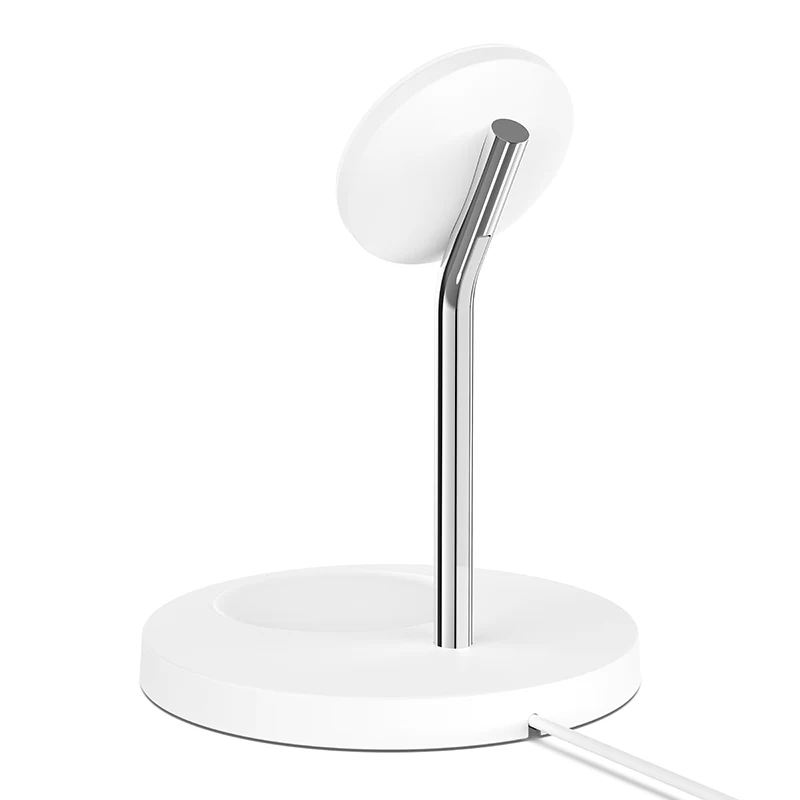 Belkin WIZ010myWH BoostCharge Pro 2in1 Wireless Charger Stand with MagSafe 15W + adapter (White) - Image 2