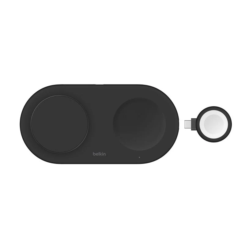 Belkin WIZ022qcBK Qi2 3-in-1 Wireless Charging Pad (Black) - Image 4