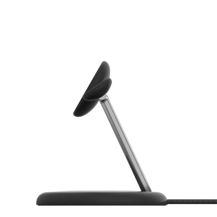 Belkin WIZ023myBK BoostCharge Pro 3-in-1 Magnetic Wireless Charging Stand with Qi2 15W (Black) - Image 2