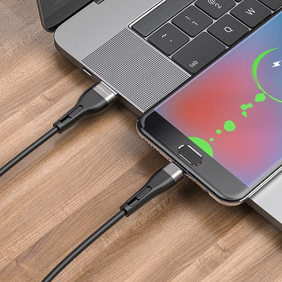 Borofone BX46 Rush Silicone Micro USB Cable (Black) - Image 5
