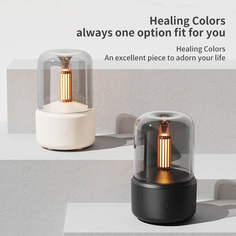 BOS+ DQ702 Candlelight Aromatherapy Machine (Black) - Image 2