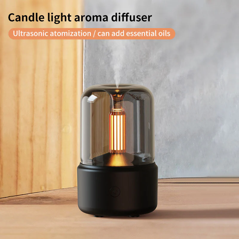 BOS+ DQ702 Candlelight Aromatherapy Machine (White) - Image 3
