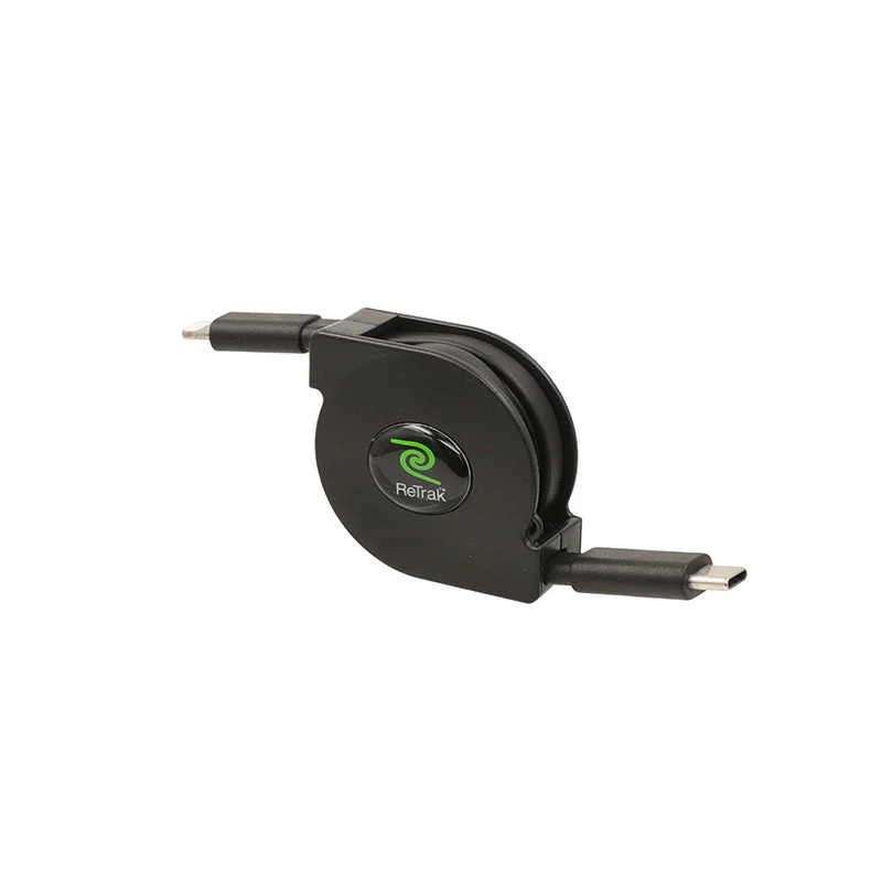 BOS+ Retrak Retractable Lightning to USB-C Cable 80cm