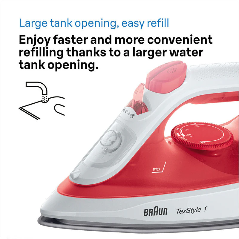 Braun 12710000-SI1019RD Steam Iron - Image 7