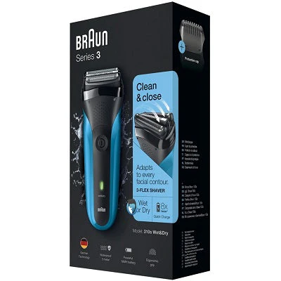 Braun Series 3 310s Rechargeable Wet&Dry Electric Shaver - Image 4