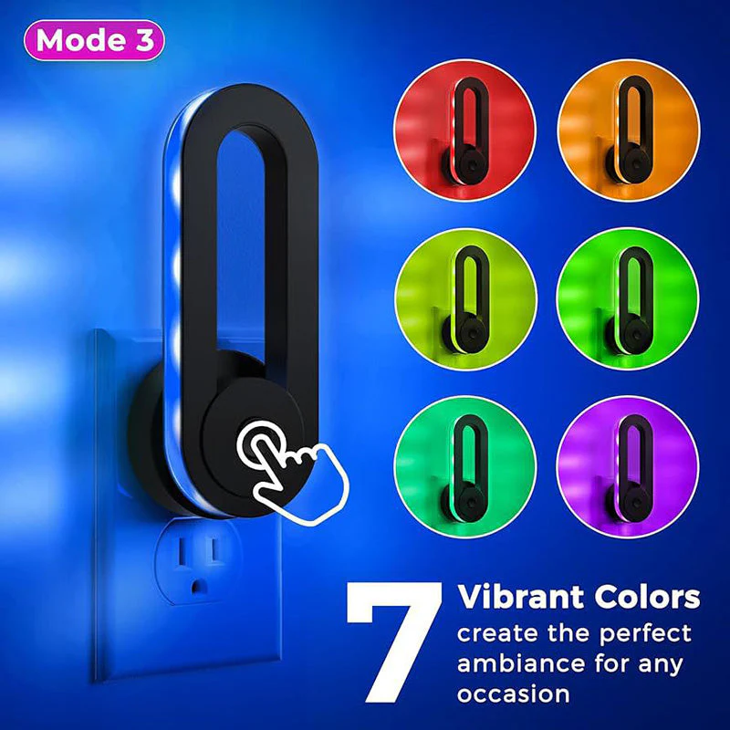 Britz BR-NL105RGB Rotatable RGB LED Night Light - Image 2
