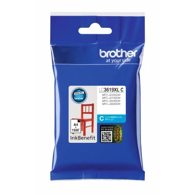 Brother LC3619XLC Cyan Ink Cartridge